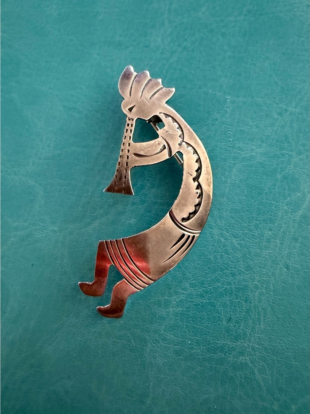 Kokopelli pin pendant
